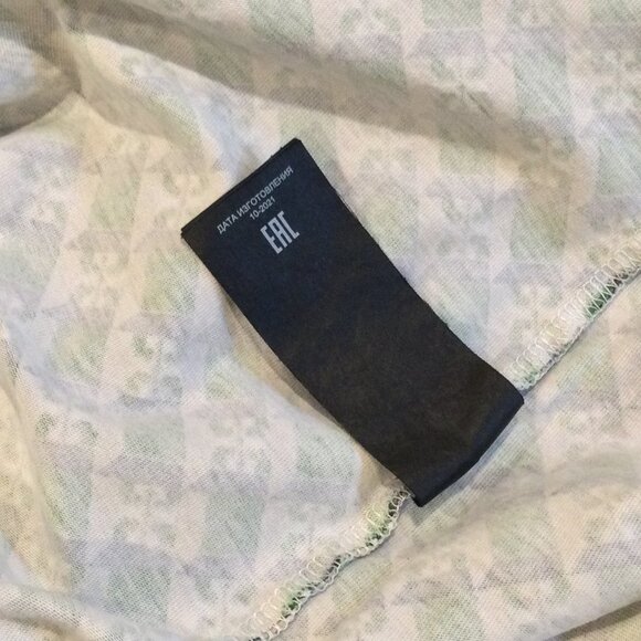 Tory Burch Women Green Logo T-SHIRT SIZE M - Picture 5 of 9